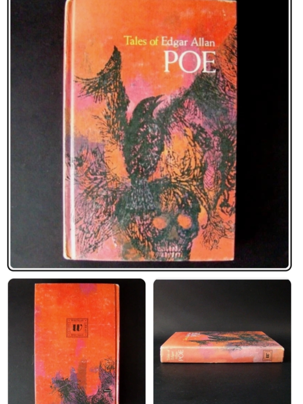 Tales of Edgar Allan Poe Whitman Classics 1965 Hard Cover Horror Short Stories